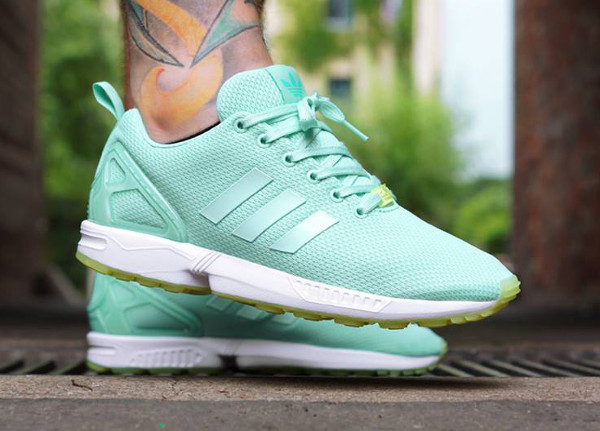 adidas zx flux bleu ciel femme